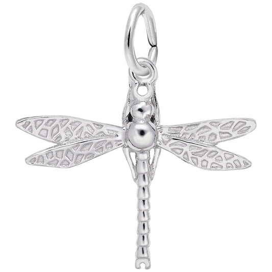 Maharaja Collection Dragonfly Charm in Sterling Silver