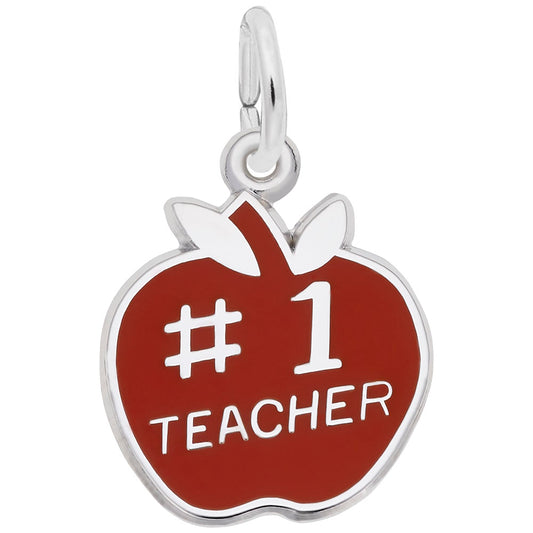 Maharaja Collection TEACHER Charm in Sterling Silver
