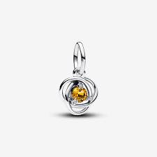Maharaja Collection Round Honey Eternity Circle Dangle Charm