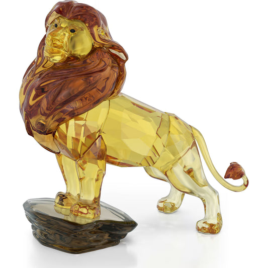 Maharaja Collection The Lion King MUFASA Crystal Necklace in Golden Shades