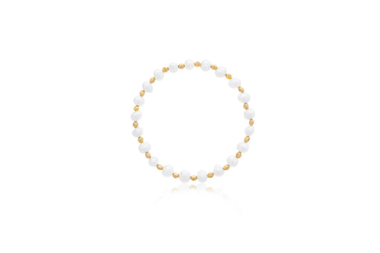 Maharaja Collection Pearls and Gold Filled Beads Bracelet in Gold Filled