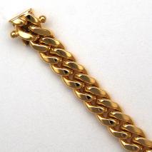 Maharaja Collection Cuban Link Bracelet in 14K Yellow Gold
