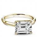 Maharaja Collection Atelier Semi-Mount Ring For Emerald Cut Center in 14K Yellow Gold