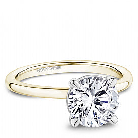 Maharaja Collection 2.00ctw Semi-Mount Engagement Ring in 18K Yellow Gold