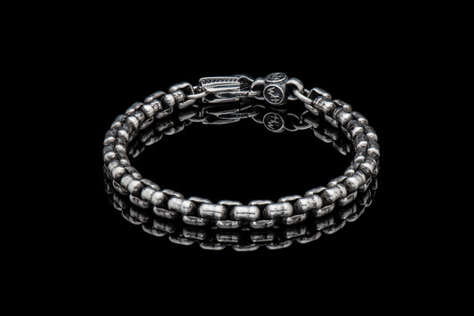 Maharaja Collection William Henry YDRA Sterling Silver Chain Bracelet