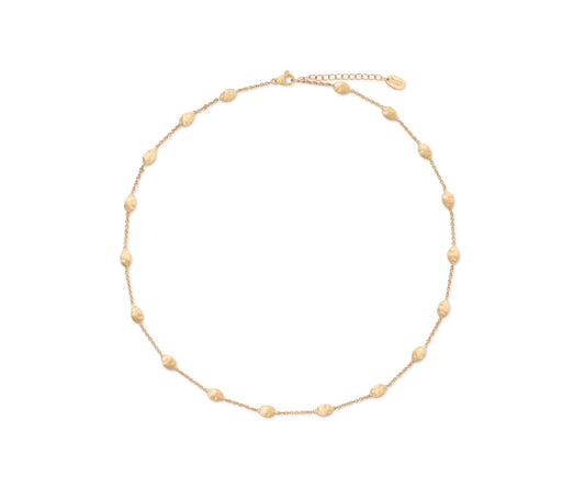 Marco Bicego® Small Bean Short Necklace in 18K Yellow Gold