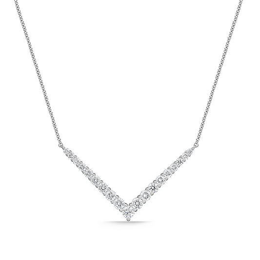Maharaja Collection Memoire Identity Medium V Pendant in 14K White Gold (1.79tdw)