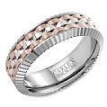 Maharaja Collection Carlex G3 Two-Tone High Polish Band in 14K White and Rose Gold