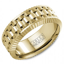 Maharaja Collection Carlex G3 Men's Wedding Band in 14K Yellow Gold