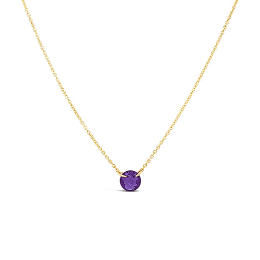 Maharaja Collection Amethyst Necklace in Gold-Filled