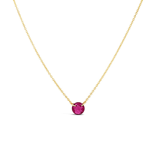 Maharaja Collection Ruby Necklace in Gold-Filled