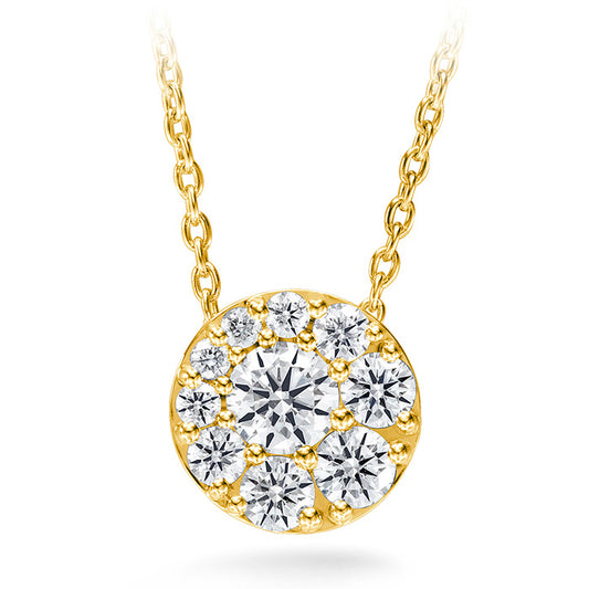 Maharaja Collection Hearts on Fire Tessa Diamond Circle Pendant in 18K Yellow Gold (1.03ctw)