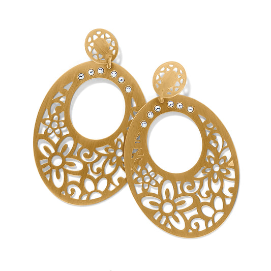 Maharaja Collection Posh Garden Post Drop Earrings
