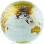 Maharaja Collection White and Gold Mova Globe 6" with Acrylic Base