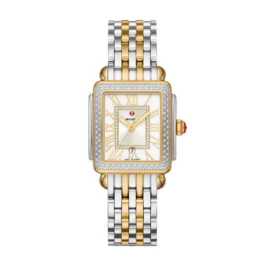 Maharaja Collection Deco Madison Mid Two-Tone Diamond Watch in Stainless Steel