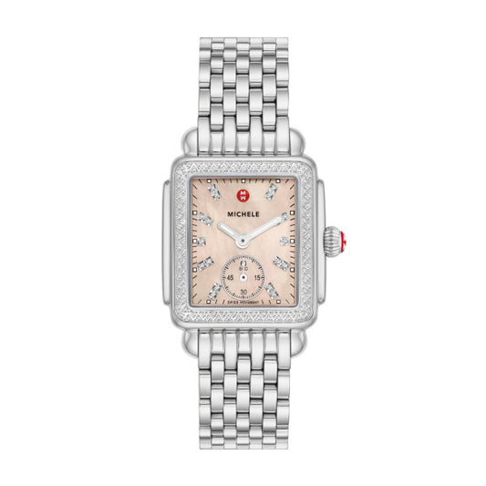 Maharaja Collection Deco Mid Diamond Women's Watch in Stainless Steel