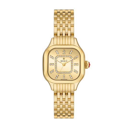 Maharaja Collection Meggie 18K Gold-Plated Diamond Dial Watch