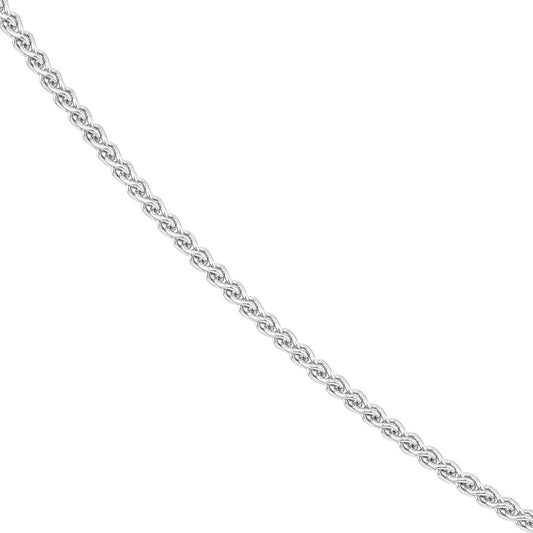 Sterling Silver 2.25mm Wheat Chain with Lobster Lock, 20"