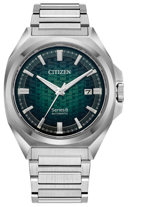 Citizen Series 8 831 Green Dial Men's Watch in Stainless Steel