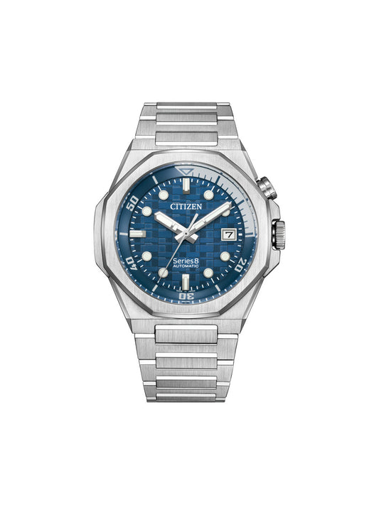 Maharaja Collection Series 8 890 Blue Dial Watch in Stainless Steel