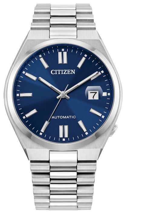 Maharaja Collection Men's TSUYOSA Automatic Watch with Navy Dial in Exhibition Case