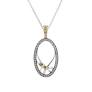 Maharaja Collection Dragonfly Gateway Pendant in Sterling Silver and 10K Yellow Gold