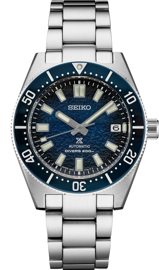 Seiko Prospex Luxe 1965 Diver Dark Blue Dial Watch in Stainless Steel