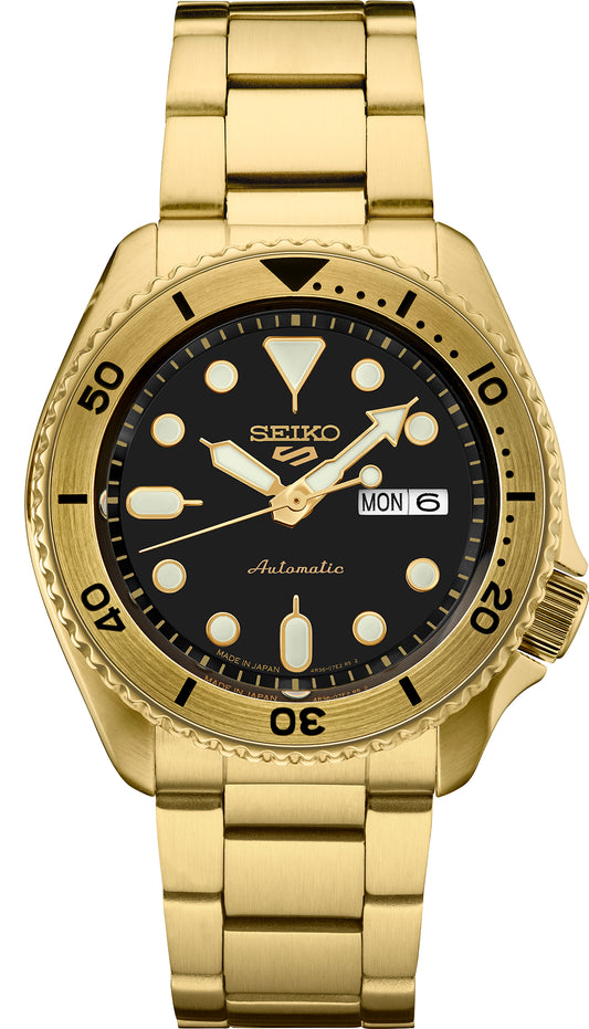 Maharaja Collection Seiko 5 Sports SGP Automatic Black Dial Watch
