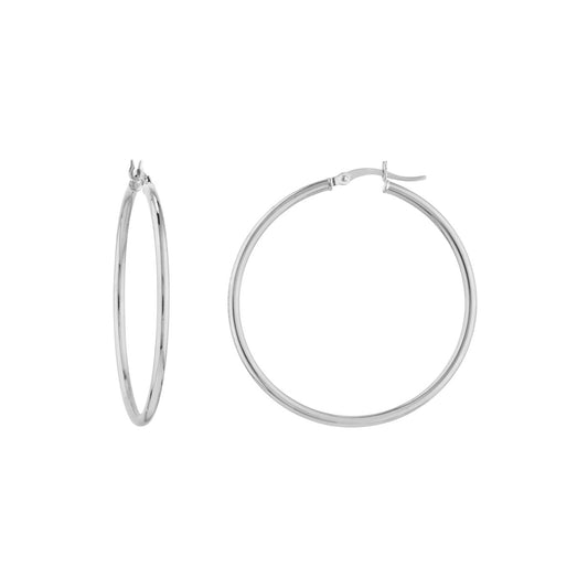 Maharaja Collection Polished Hoop Earrings in Gold