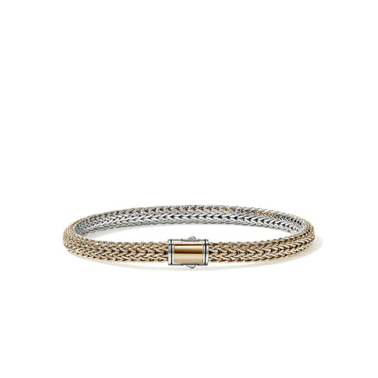 Icon 5mm Extra Small Reversible Bracelet with Pusher Clasp, Size UM