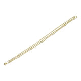 Maharaja Collection Sparkle Faceted Ball Diamond By the Yard Bracelet in 14K Yellow Gold (0.12ct)