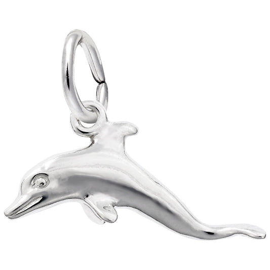 Maharaja Collection Dolphin Charm in Sterling Silver