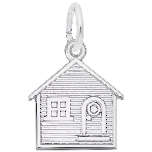 Maharaja Collection FLAT HOUSE Charm in Sterling Silver