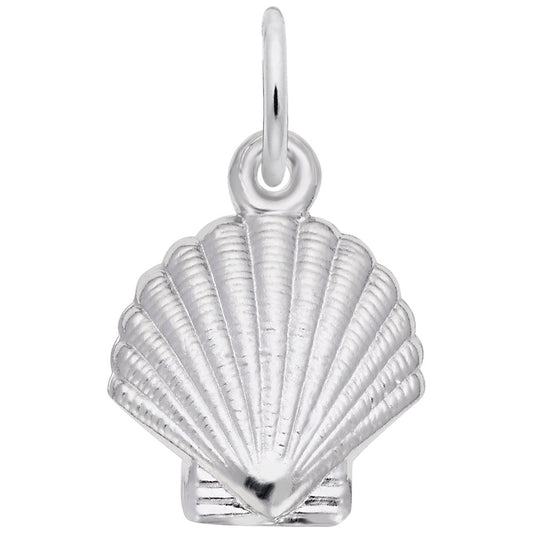 Maharaja Collection Clamshell Charm in Sterling Silver