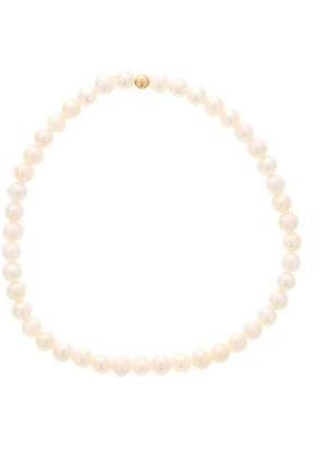 Maharaja Collection Faceted Pearl Bracelet with Gold Filled Bead in Gold