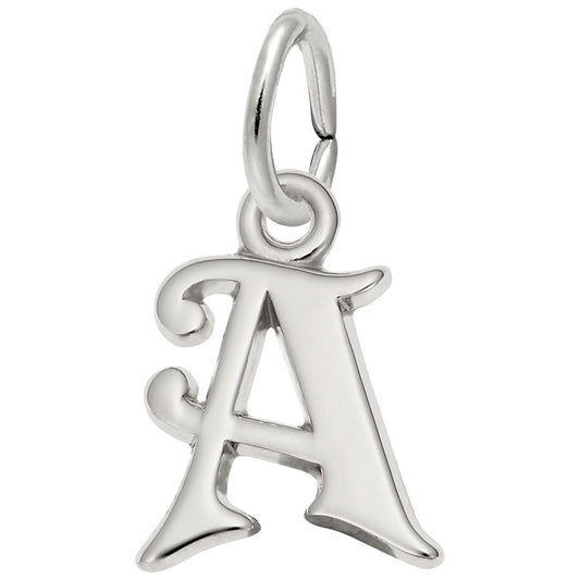 Maharaja Collection Initial Charm in Sterling Silver