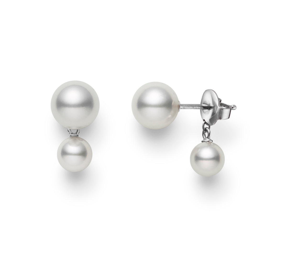 Mikimoto Akoya A+ Pearl Drop Earrings