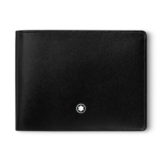 Maharaja Collection Meisterstück Wallet 8 Credit Card in Black Leather