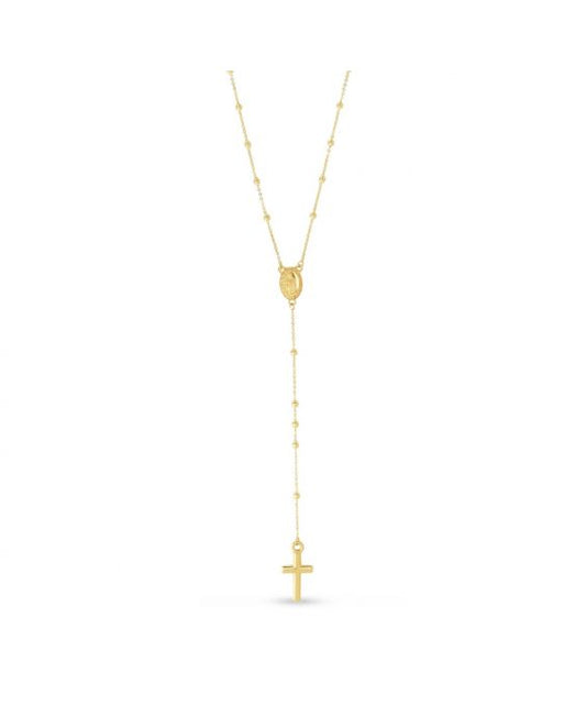 Maharaja Collection Rosary Necklace in 14K Gold