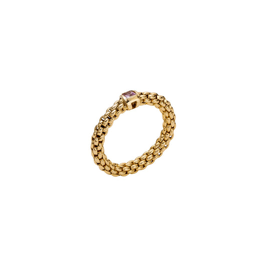 Maharaja Collection Pink Sapphire Flex'it Ring in 18K Yellow Gold